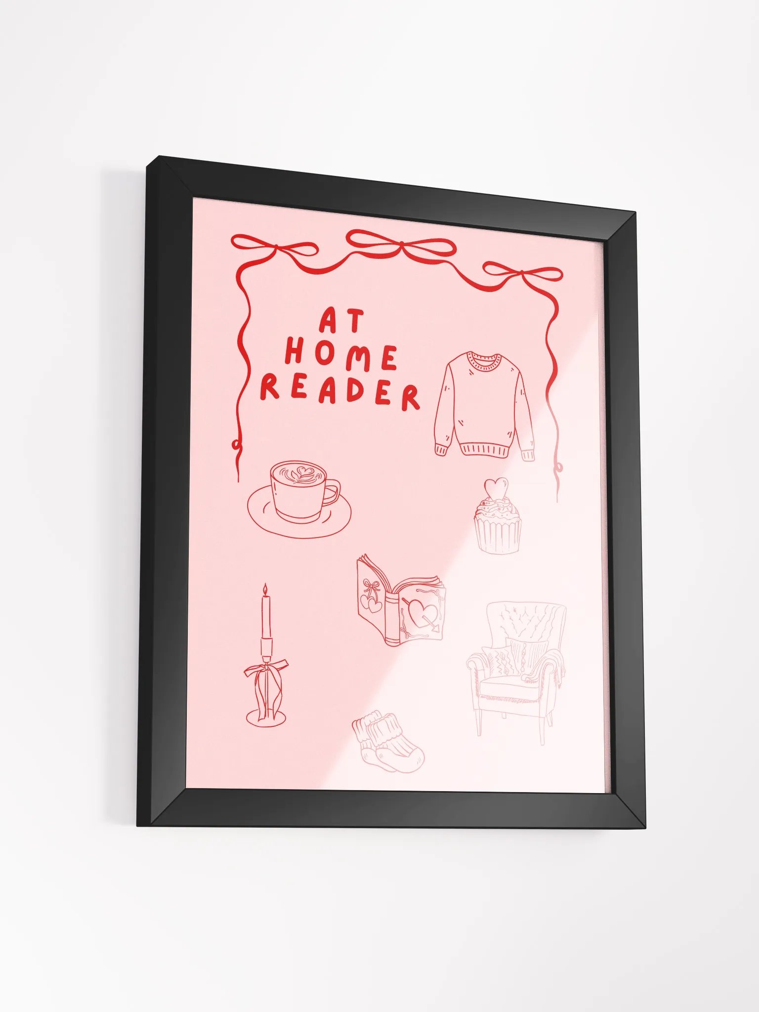 At Home Reader Framed Poster product image (3)