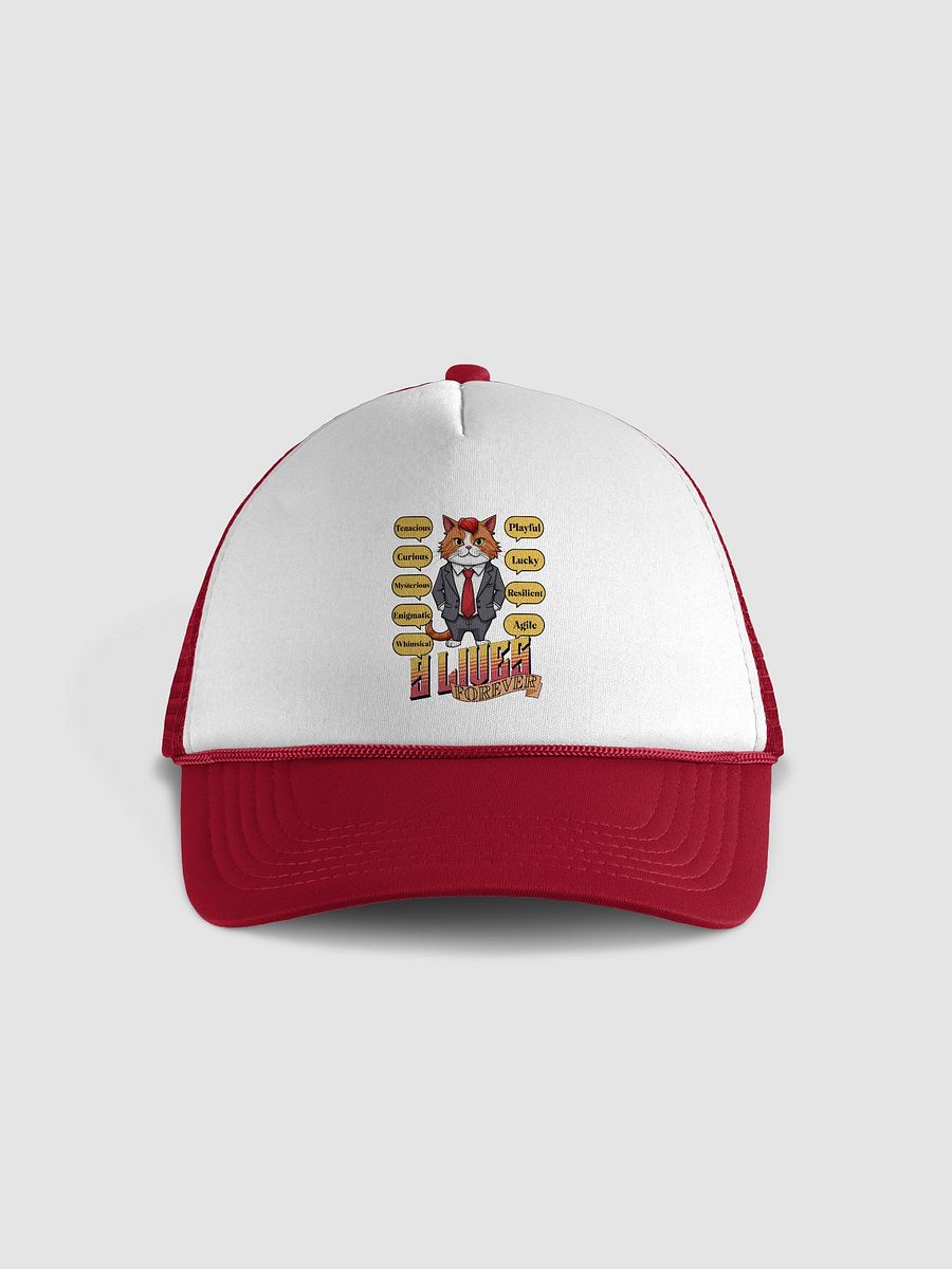 9 Lives Forever Feline Elegance Trucker Hat product image (5)