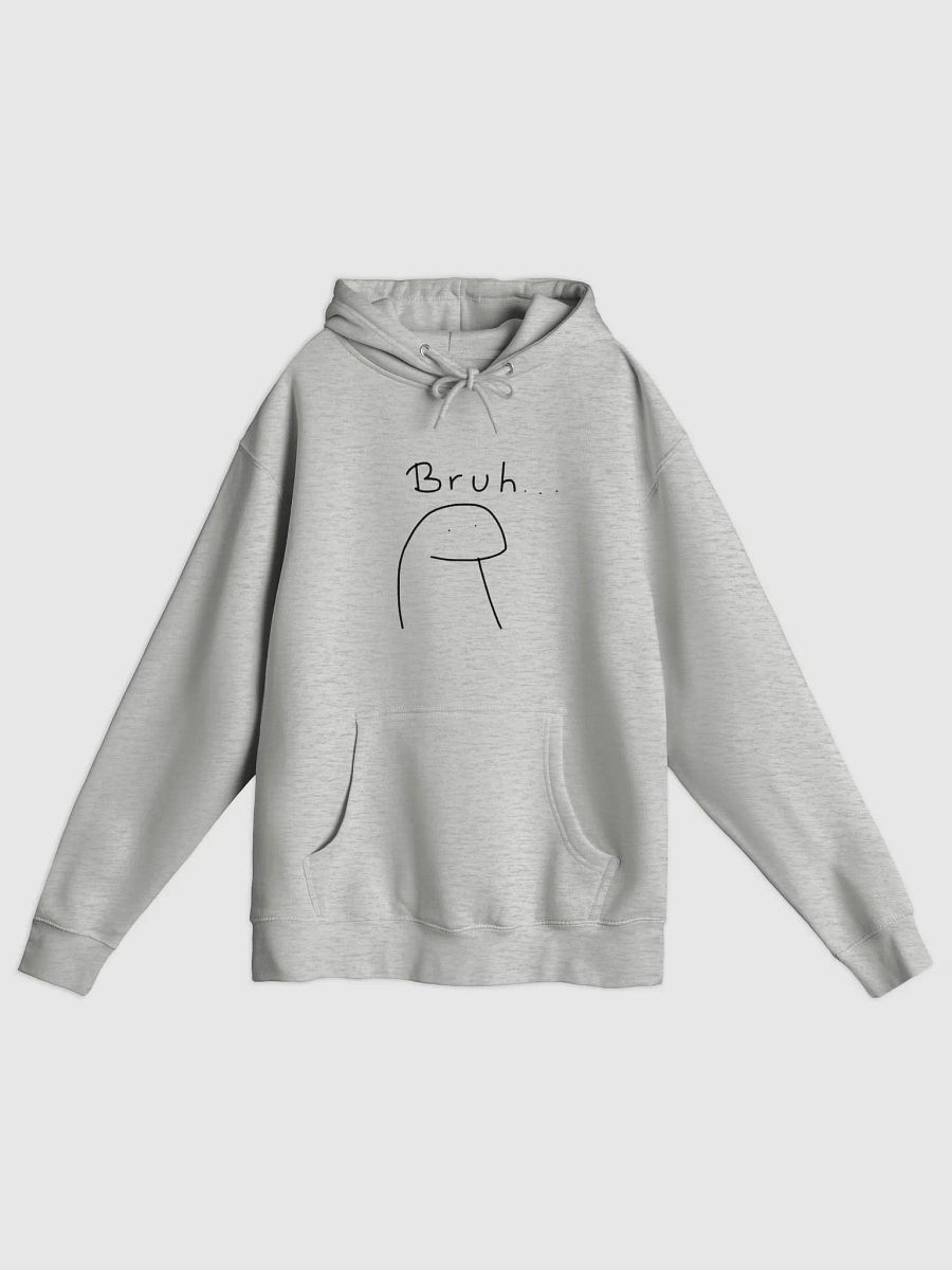 Meme Bruh... Minimalist Line Drawing Hoodie product image (2)