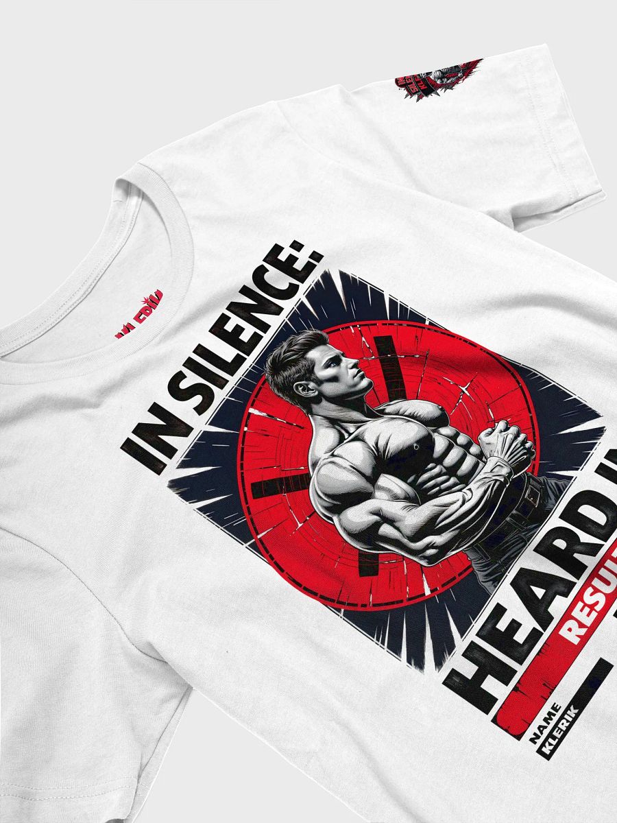 Silent Strength Graphic Tee - IN SILENCE HEARD IN RESULTS product image (3)