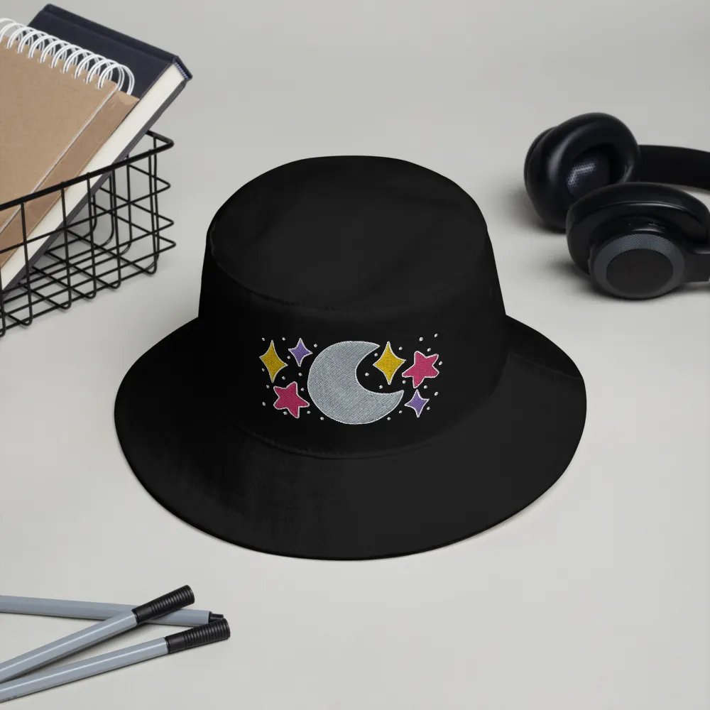 Celestial Bucket Hat with Puff Embroidery product image (5)