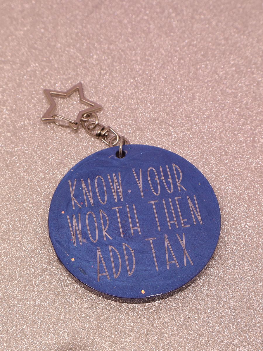 Know Your Worth Keychain product image (7)
