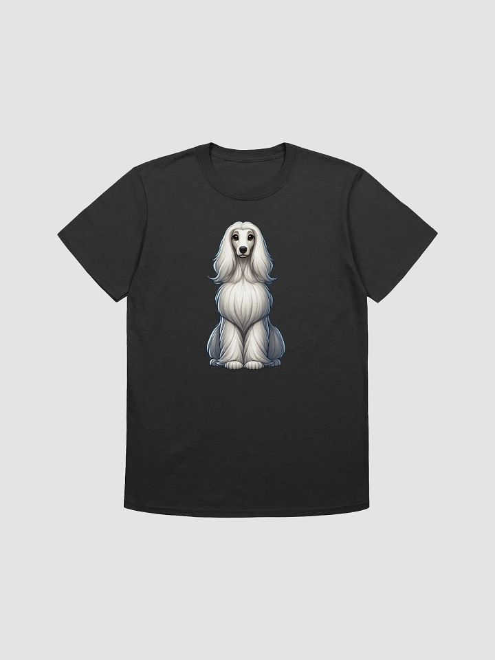 White afghan hound t-shirt unisex , Front and Back product image (1)