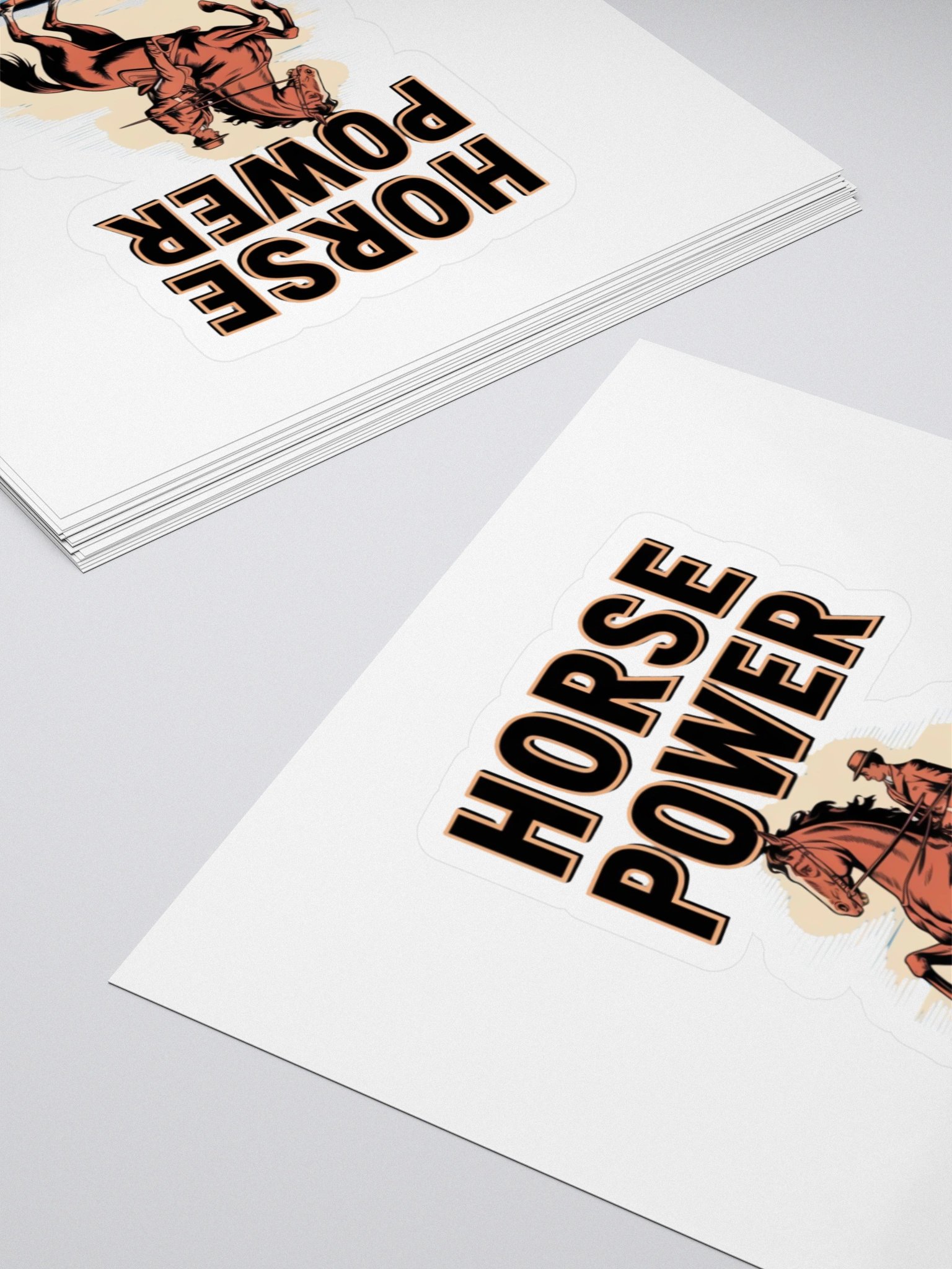 Unleashed Horse Power Kiss Cut Sticker product image (4)