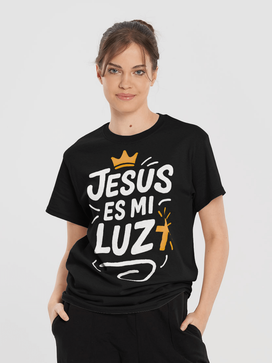 Camiseta Unisex Manga Corta | Jesús es mi luz product image (2)