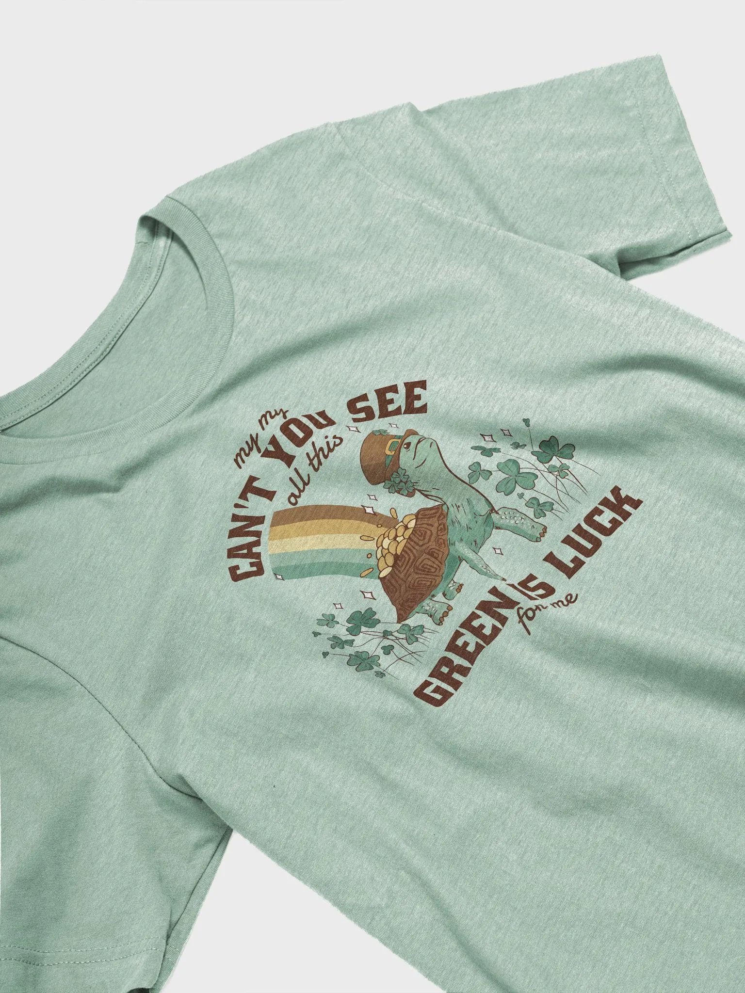 St. Patrick the Tortoise Premium T-shirt product image (3)