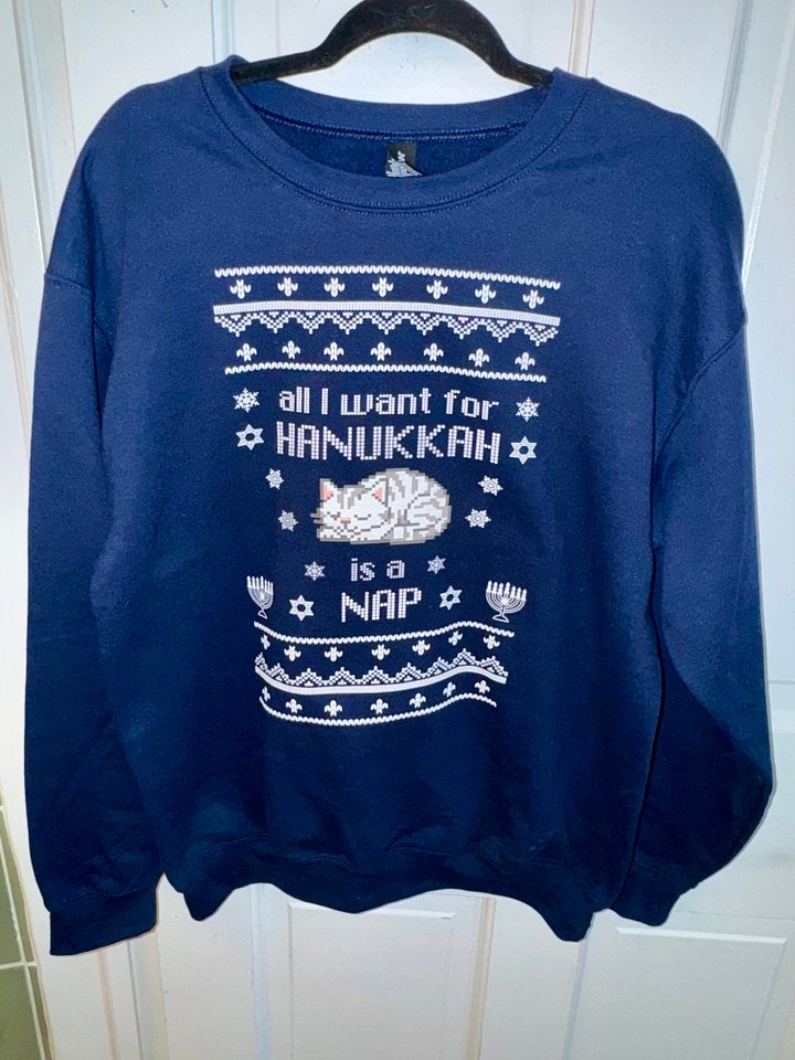 All I want for Hanukkah is a nap sweatshirt product image (4)