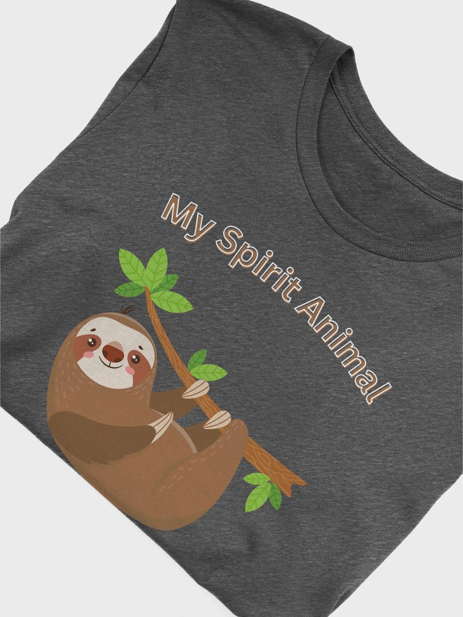 My Spirit Animal Is A Sloth - Unisex T-shirt Bella Canvas 3001 product image (21)