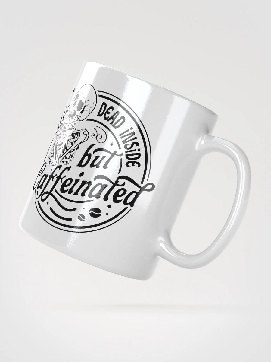 Caffeinated Skeleton White Mug product image (4)