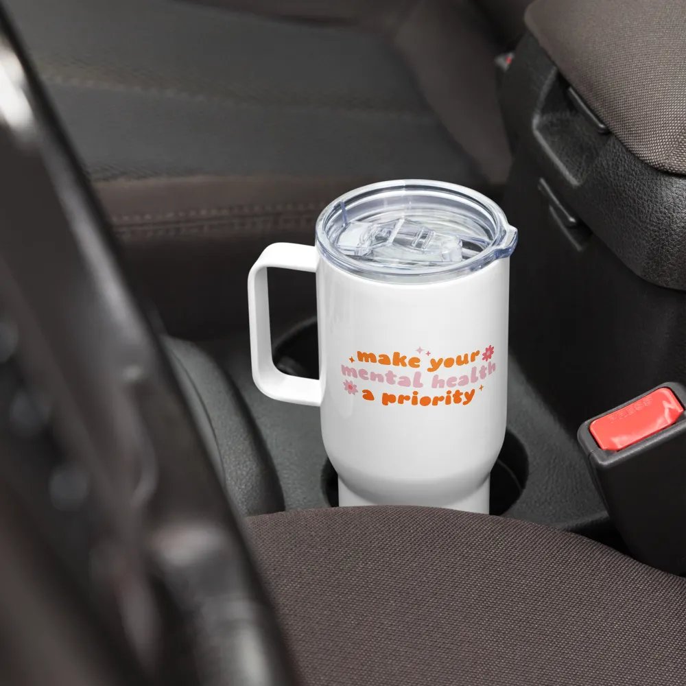 Mental Health Priority Travel Mug product image (8)