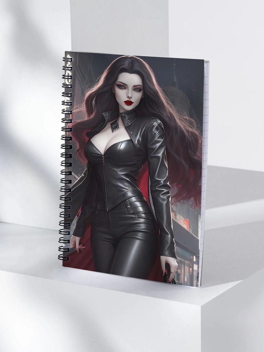 City Vampire Woman Spiral Notebook product image (4)