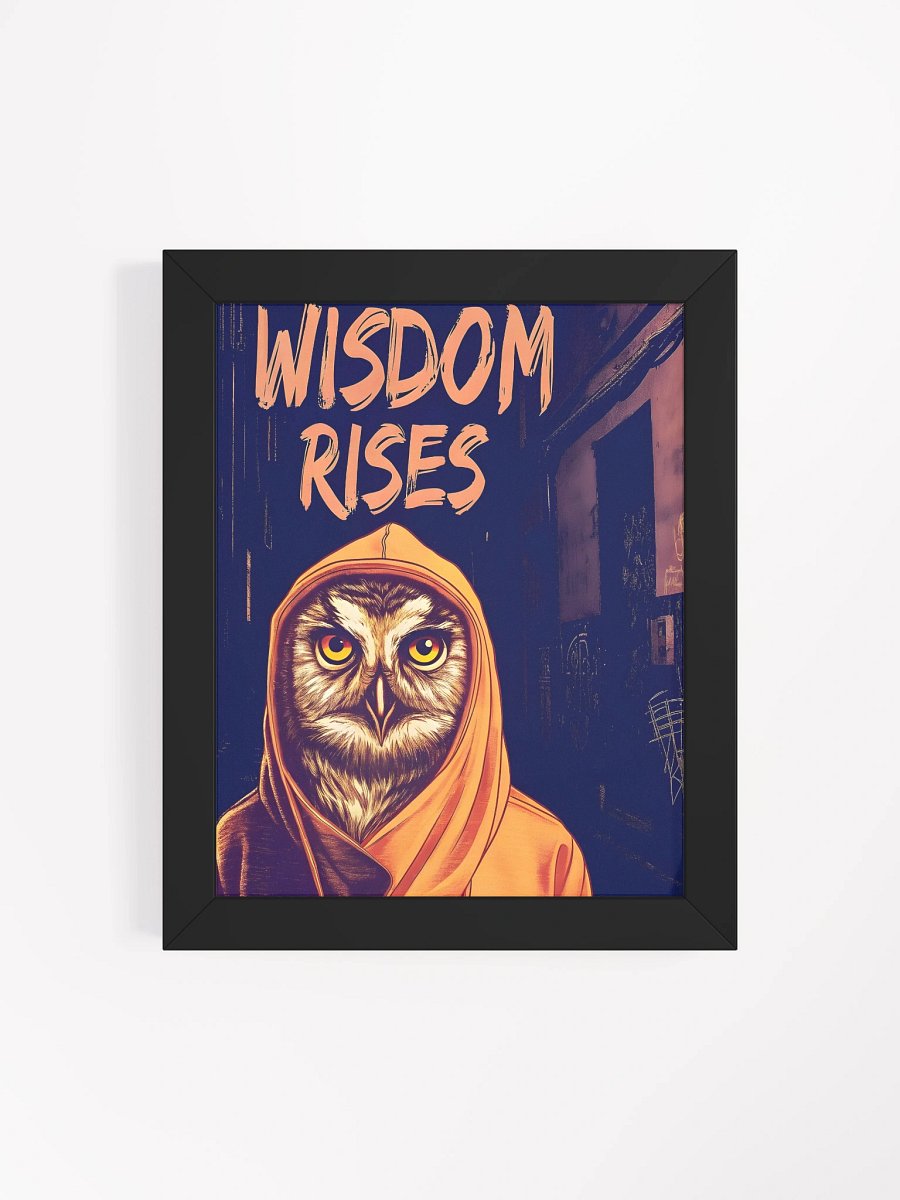 Urban Owl Wisdom Framed Poster product image (4)