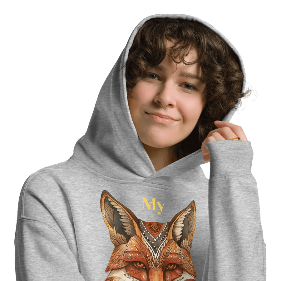 Tribal Fox Spirit Unisex Hoodie product image (36)