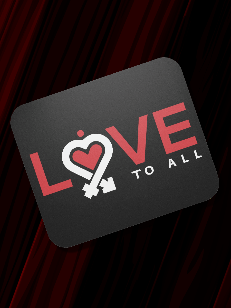 L2A 2025 Logo Small Black Mousepad product image (1)