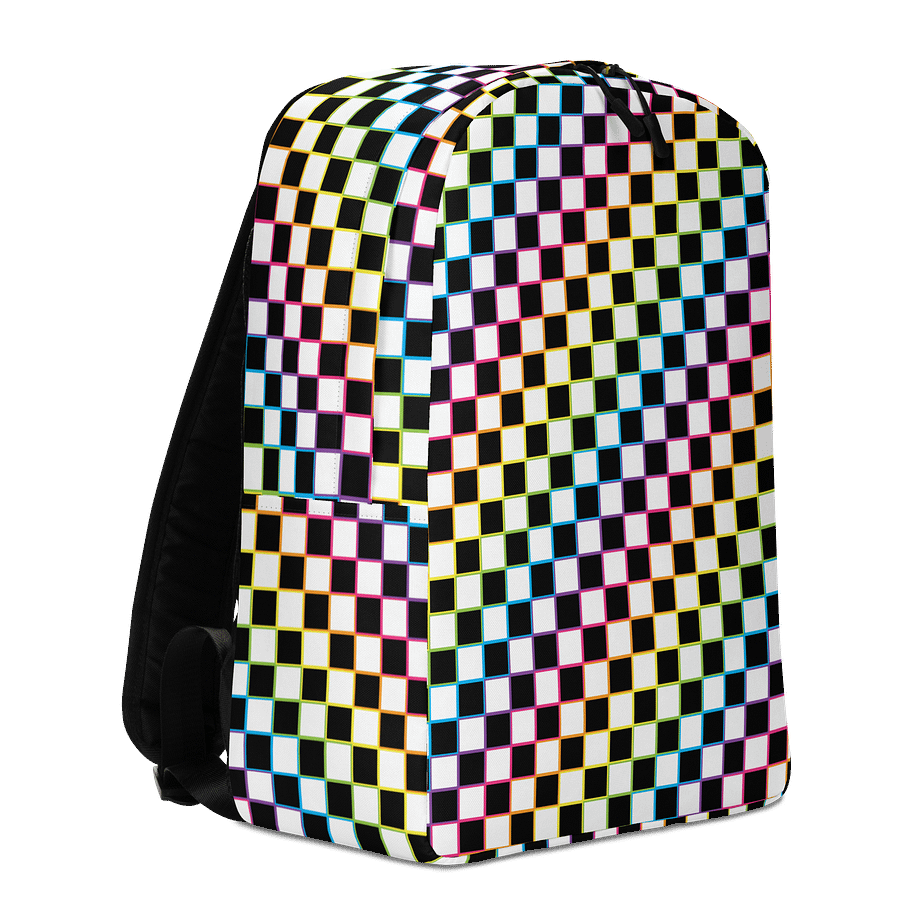 Rainbow Checkered Backpack product image (3)