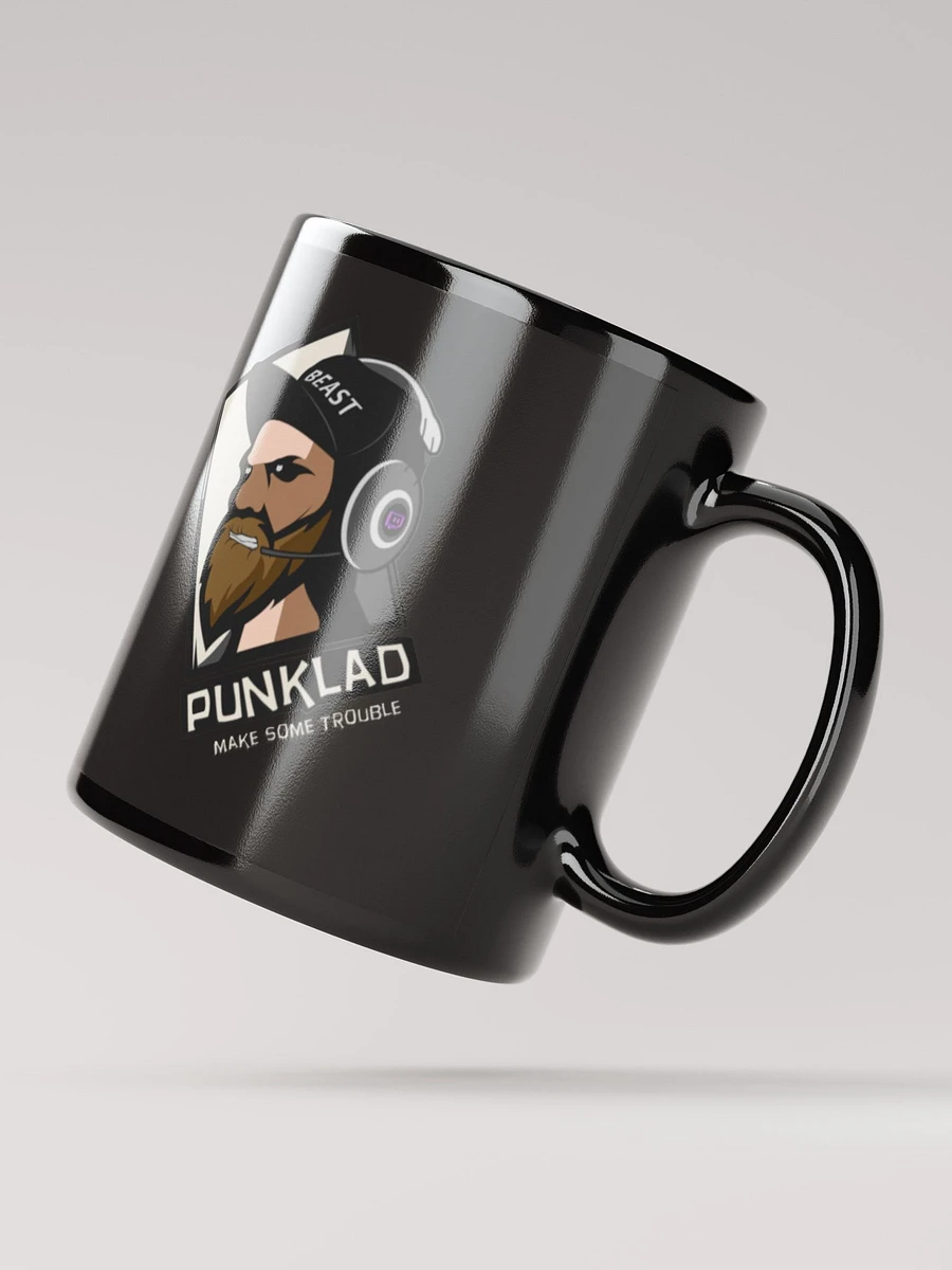 Black Glossy Mug: Punklad log product image (2)