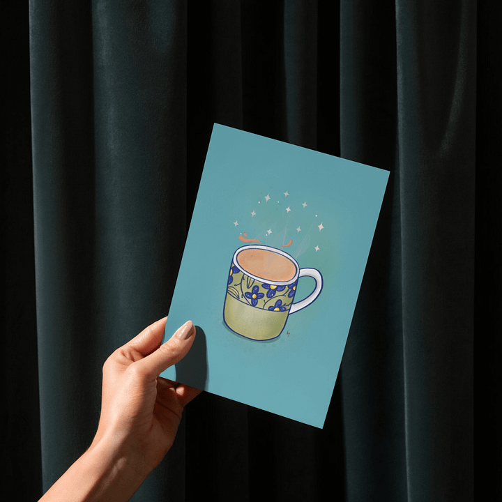 Floral Mug Art Print product image (1)