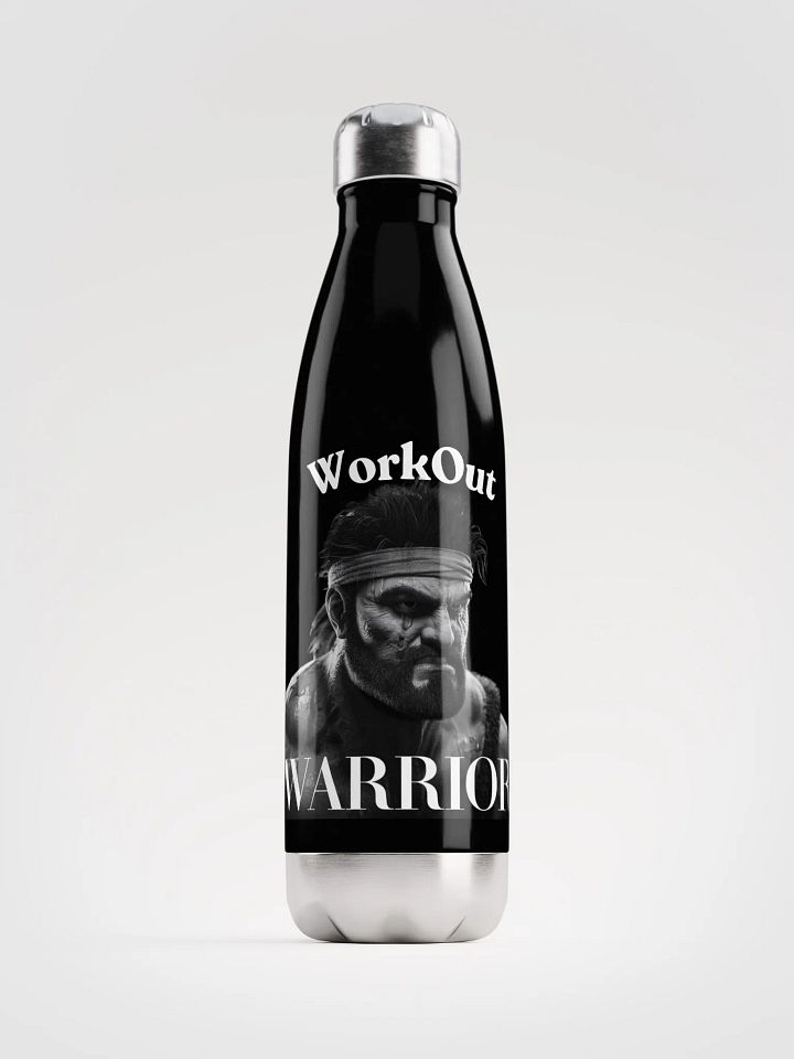 WorkOut Warrior- 17 oz Stainless Steel Water Bottle for Hot or Cold Liquids with Leak-Proof Cap product image (1)