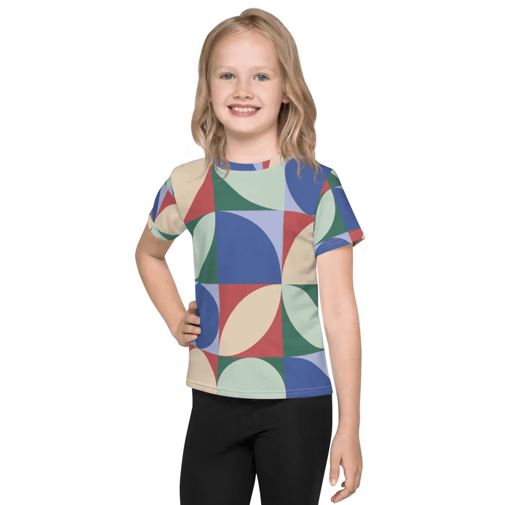 All-Over Print Kids Crew Neck T-Shirt product image (1)