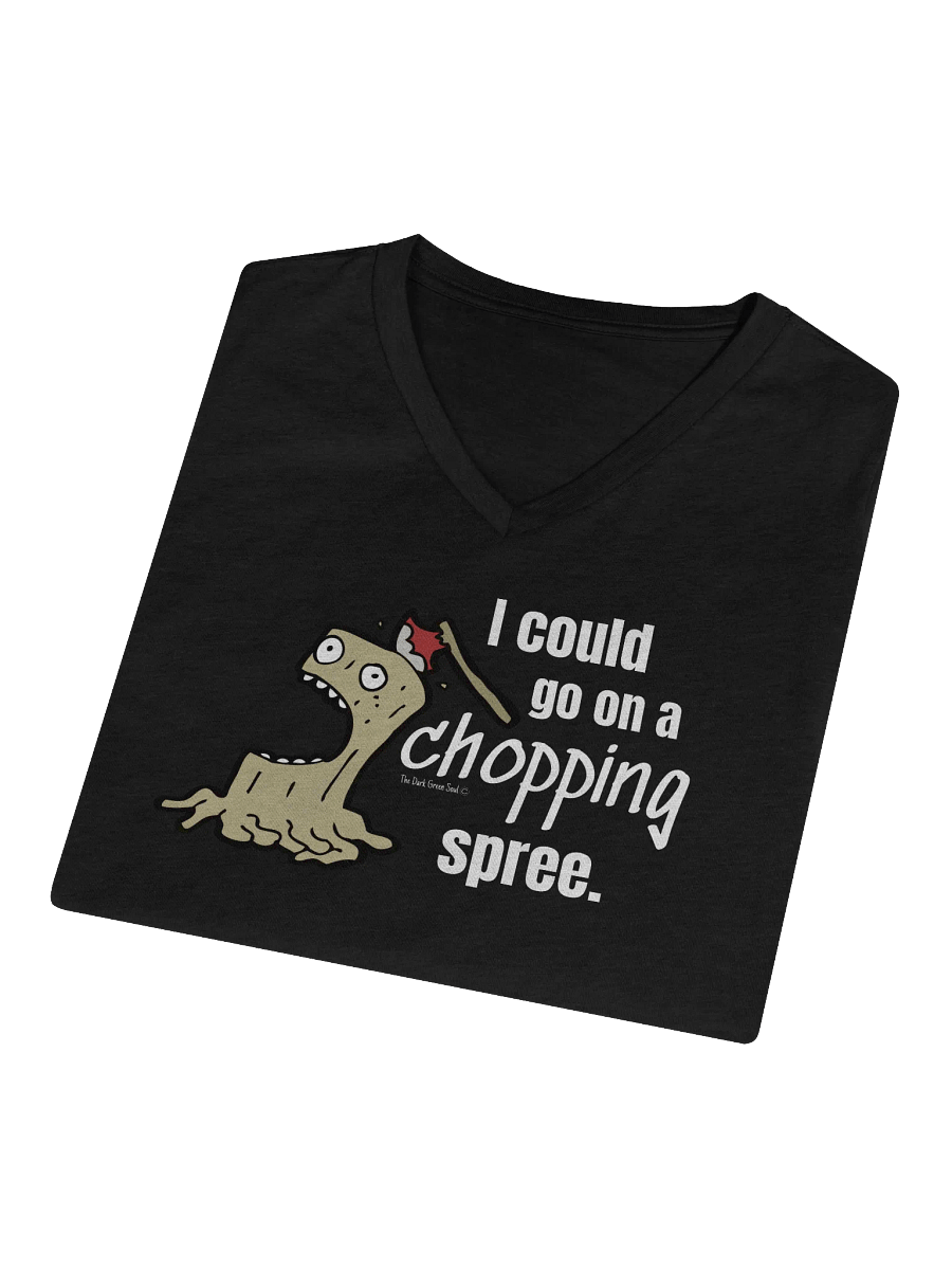 Chopping Spree White - Women's V-Neck Tee product image (7)