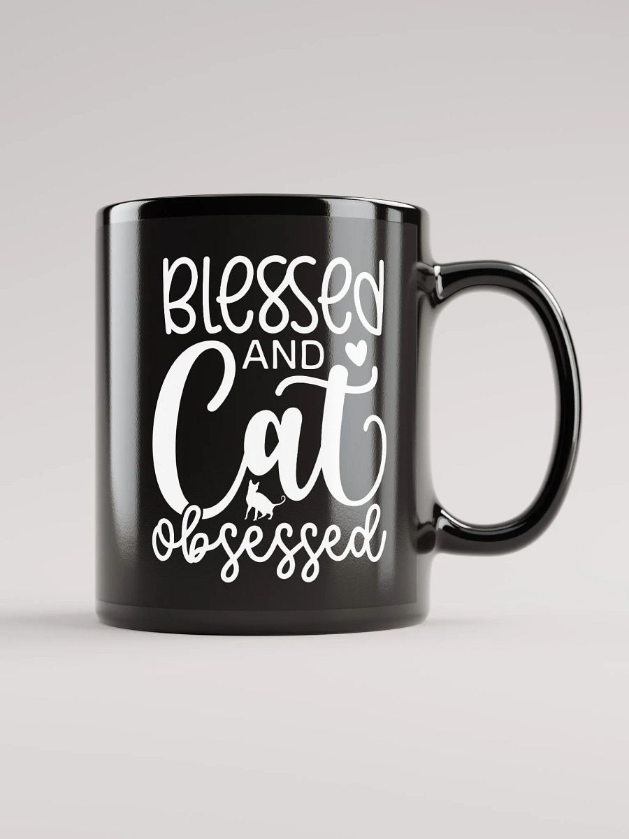 Blessed And Cat Obsessed Mug product image (2)