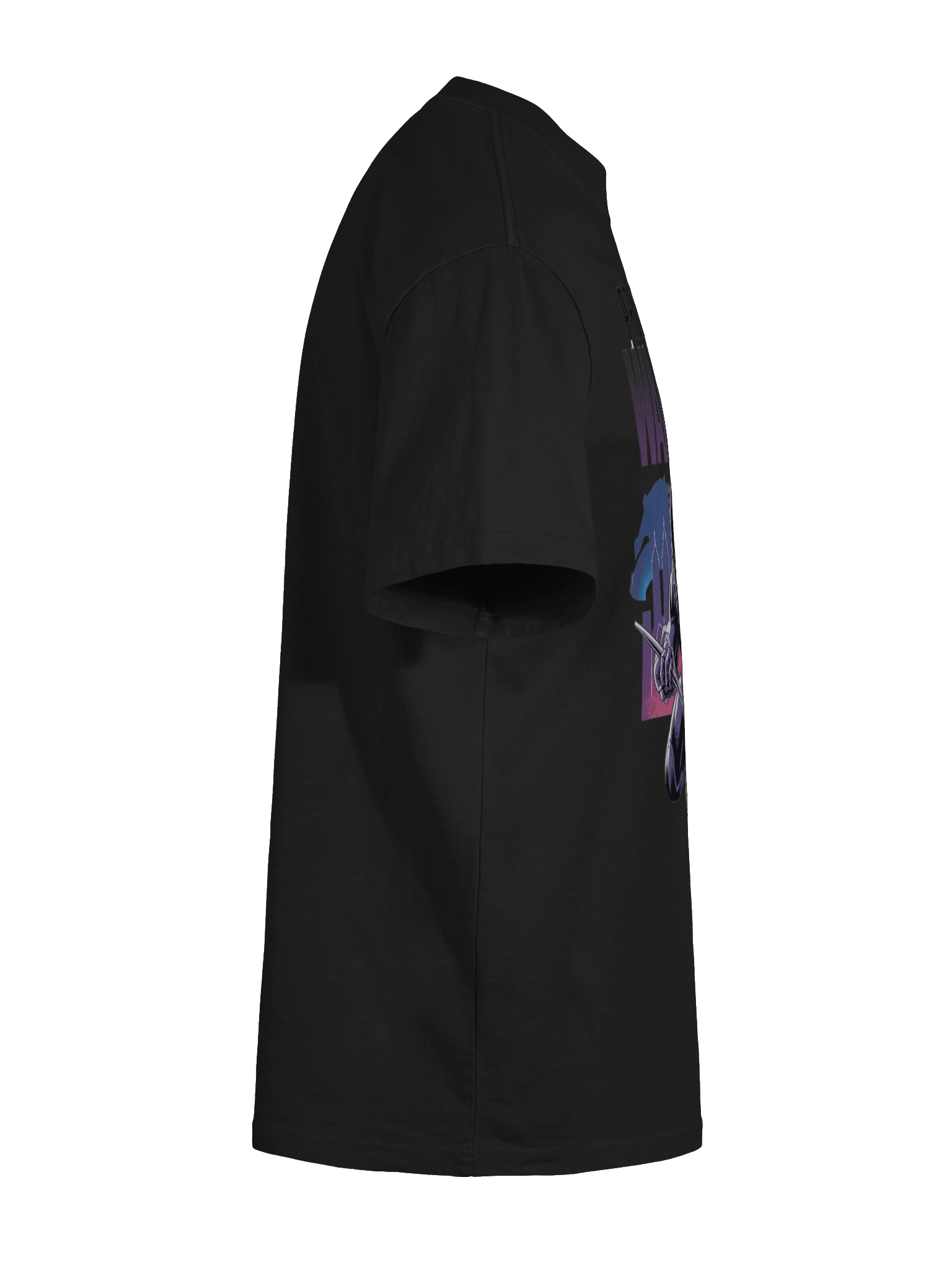 Black Panther Protector of Wakanda Oversized Faded T-Shirt – Vibranium Shadow Leap product image (11)