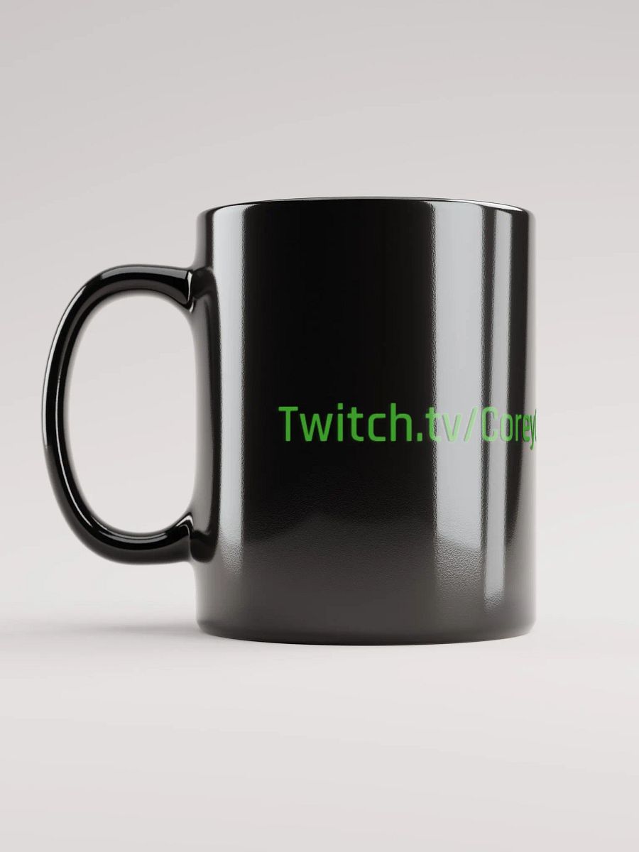 Caffeinated Corey Coffee Cup - Black product image (6)