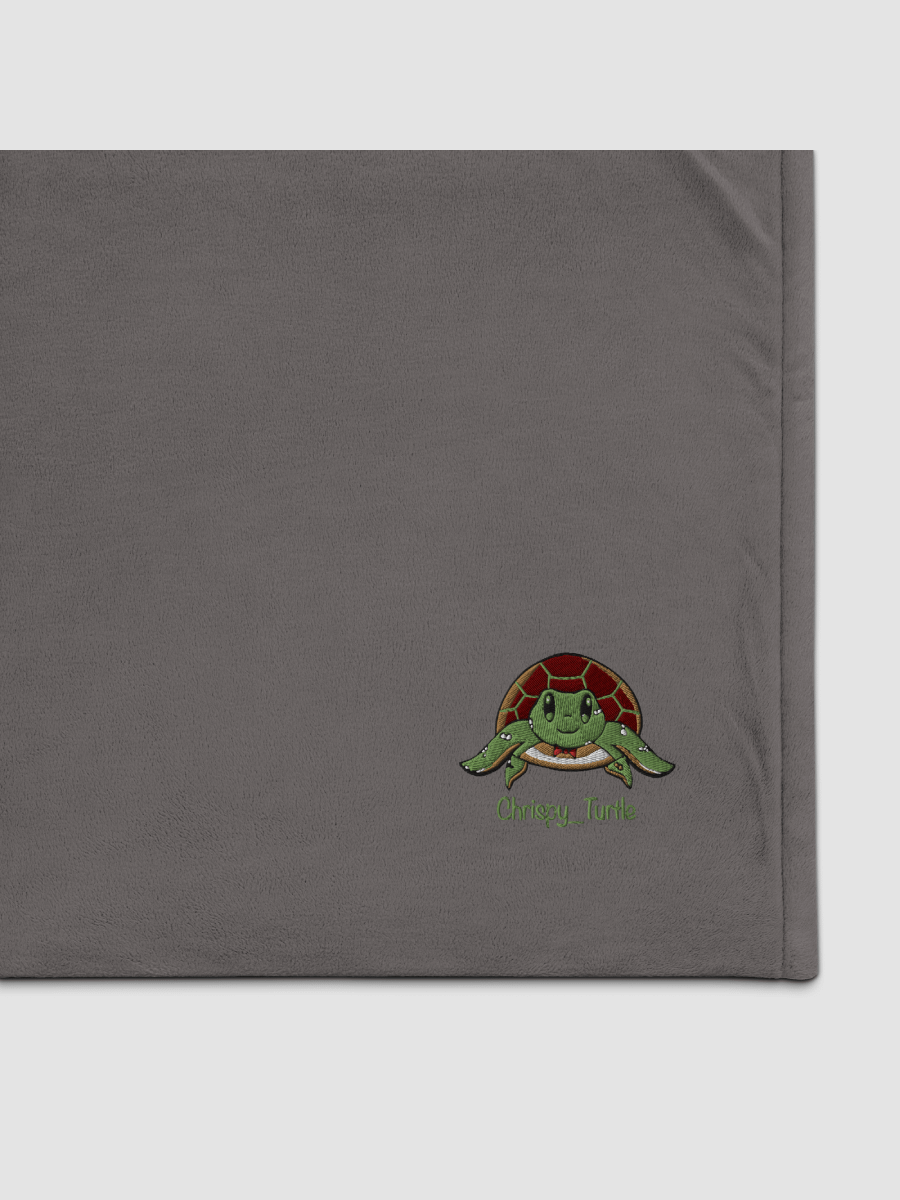[chrispy_turtle] Port Authority Embroidered Premium Sherpa Blanket product image (1)