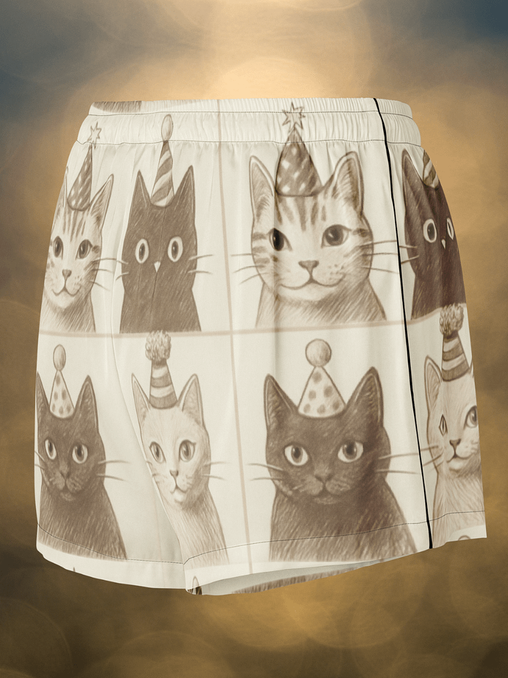 Whiskered Whimsy Women's Purrfect Pyjama Shorts product image (2)