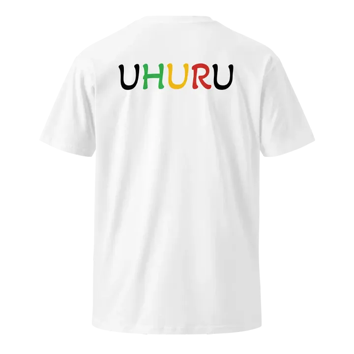 Uhuru - Men's White Africa Map Outline Tee product image (2)