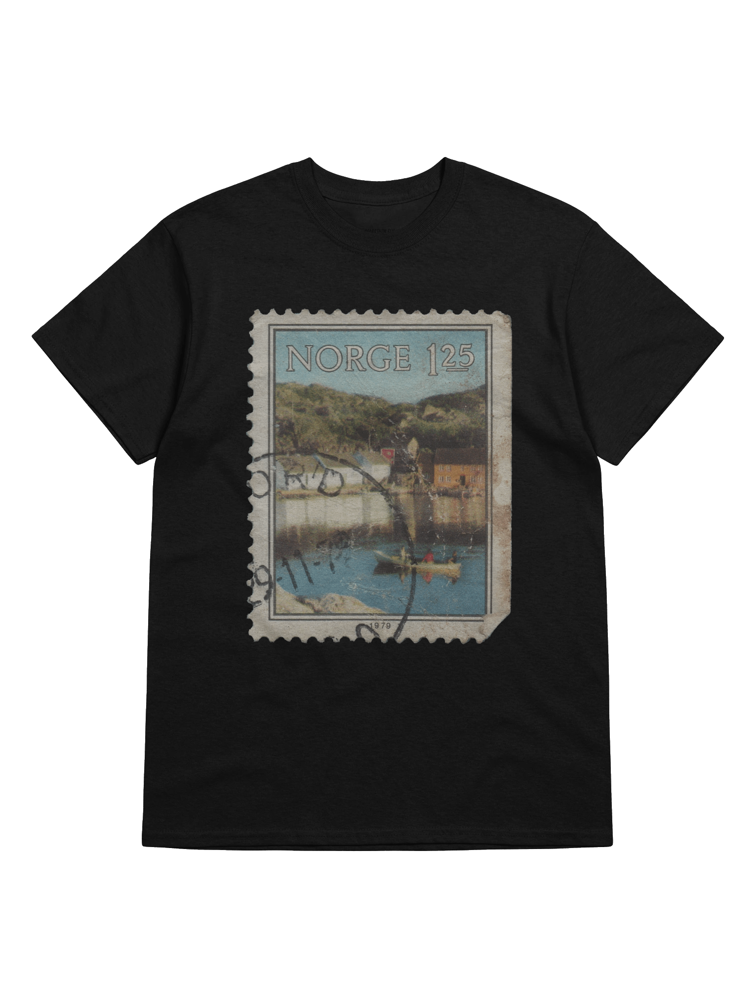 Norge Postage Stamp T shirt product image (1)