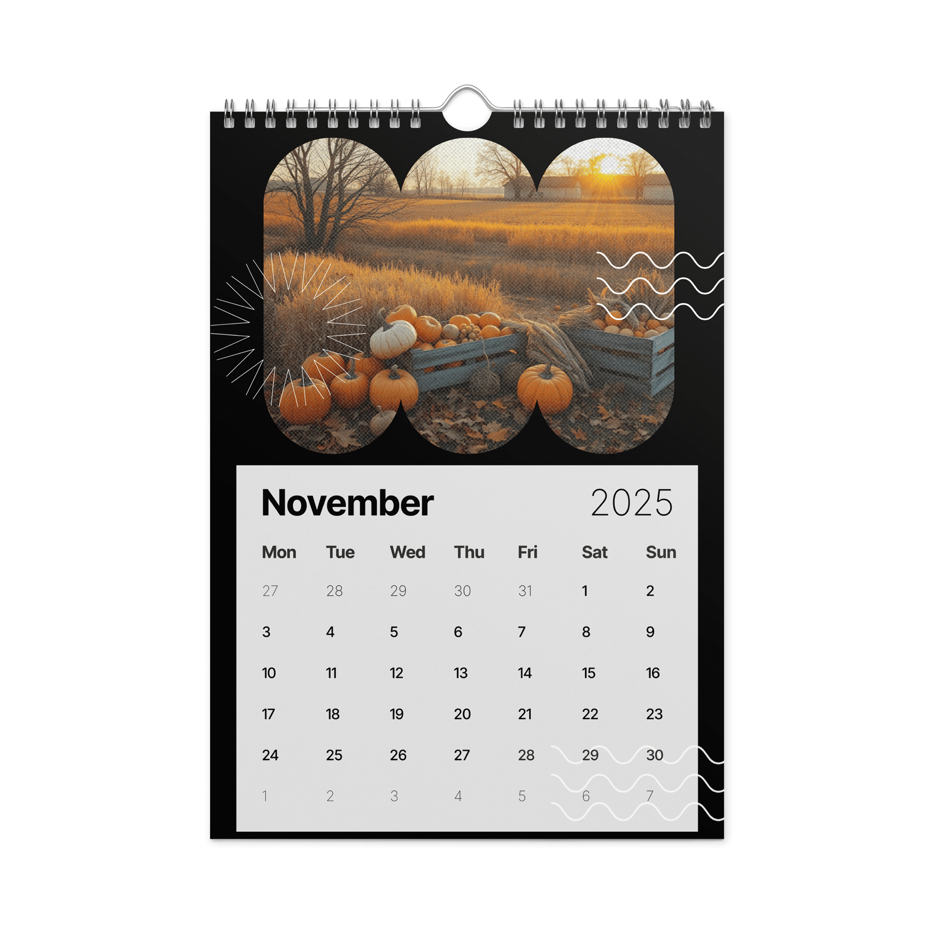 SEASONAL NATURE WALL CALENDAR 2026 product image (11)