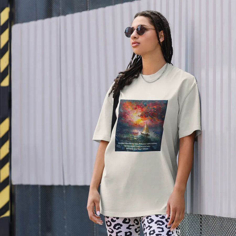Serenity Amidst the Storm T-Shirt product image (22)