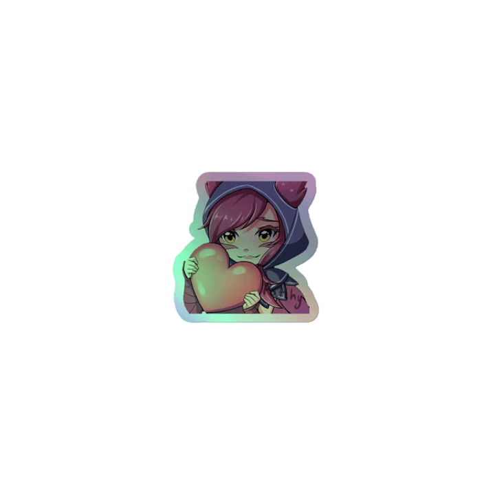 Xayah holo sticker product image (1)