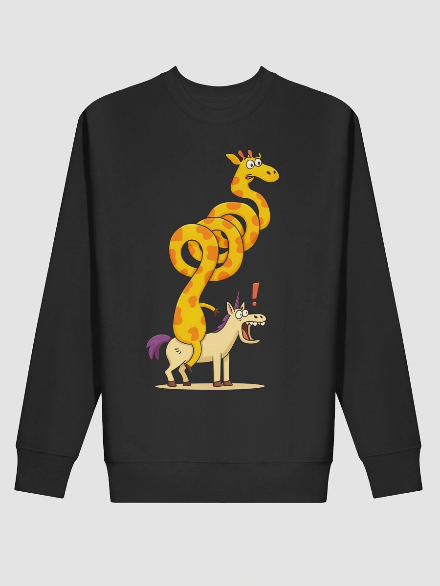 Giraffe on Unicorn Crew Neck product image (2)
