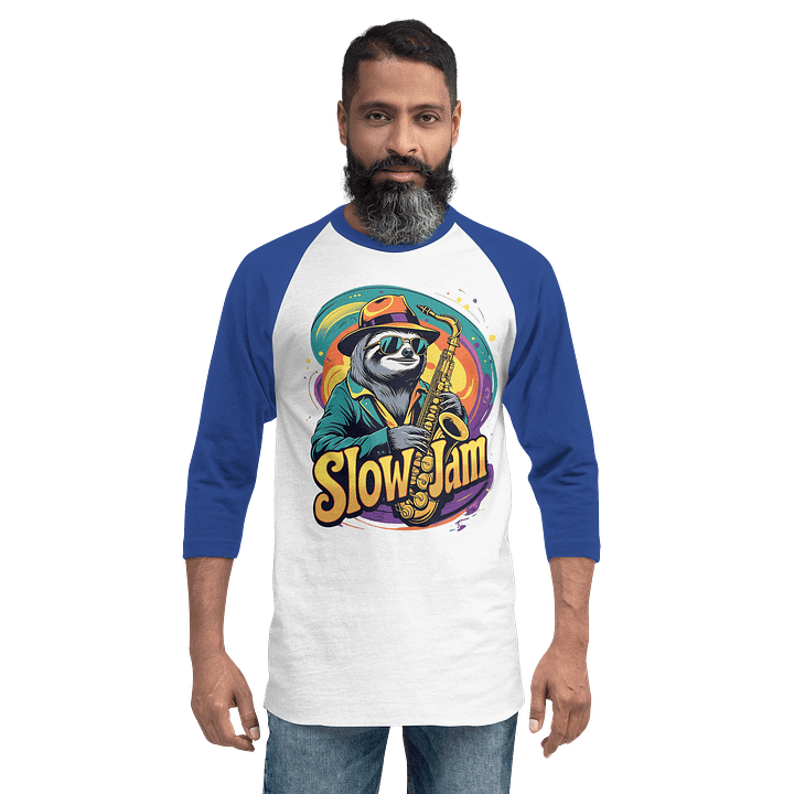 Sloth Saxophone Slow Jam Tee product image (26)