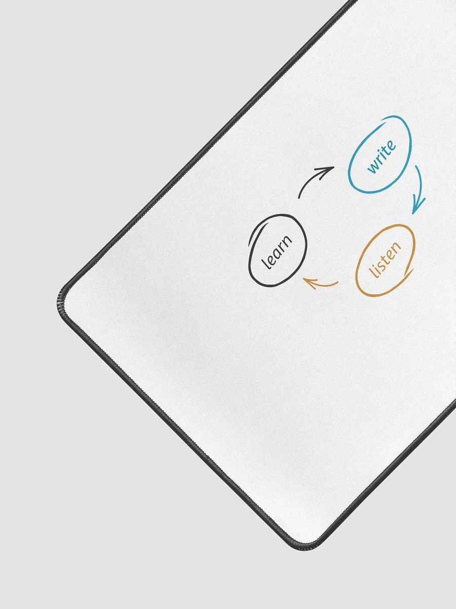 Desk Mat 12" x 18" - Learn-Write-Listen product image (2)