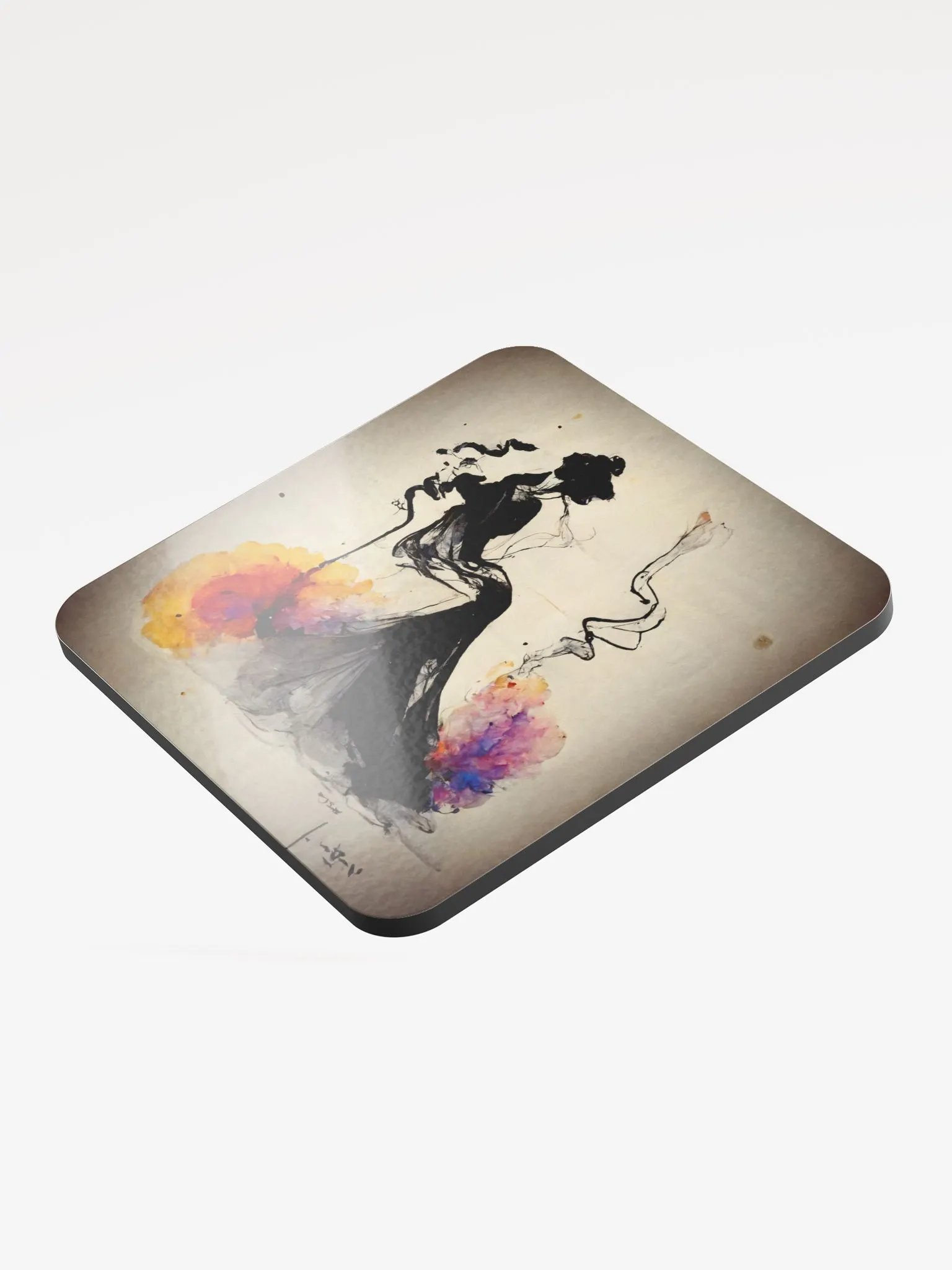 Smoke & Color Cork Coaster product image (3)
