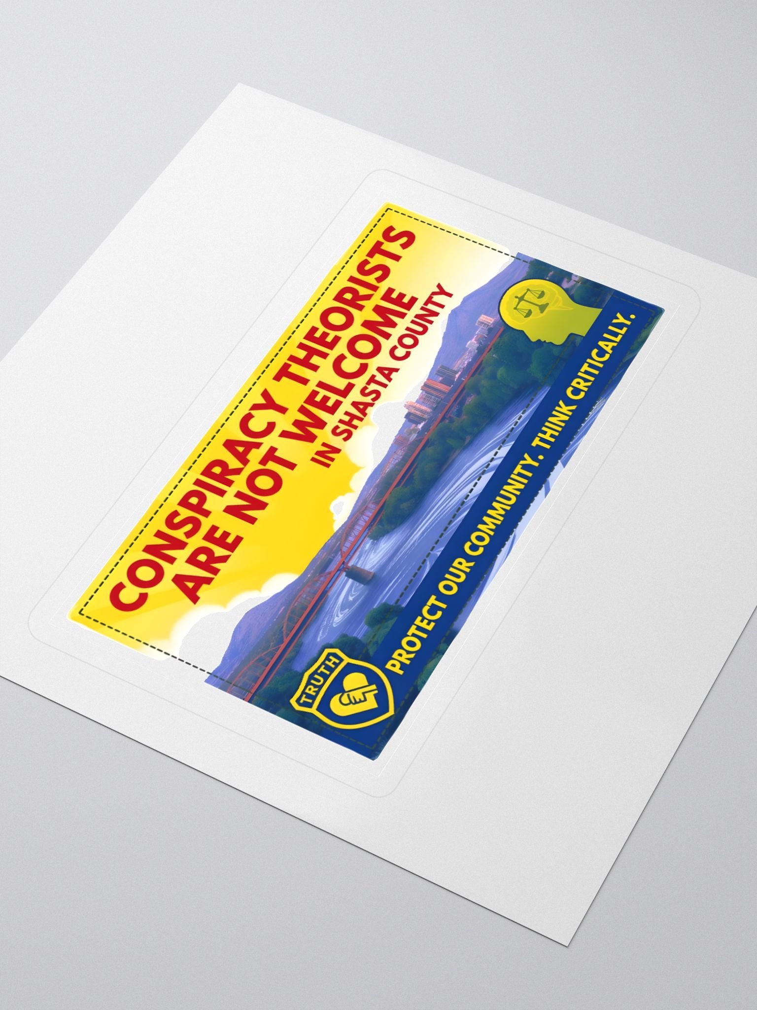 No Conspiracy Theorists in Shasta County Sticker Pack product image (3)