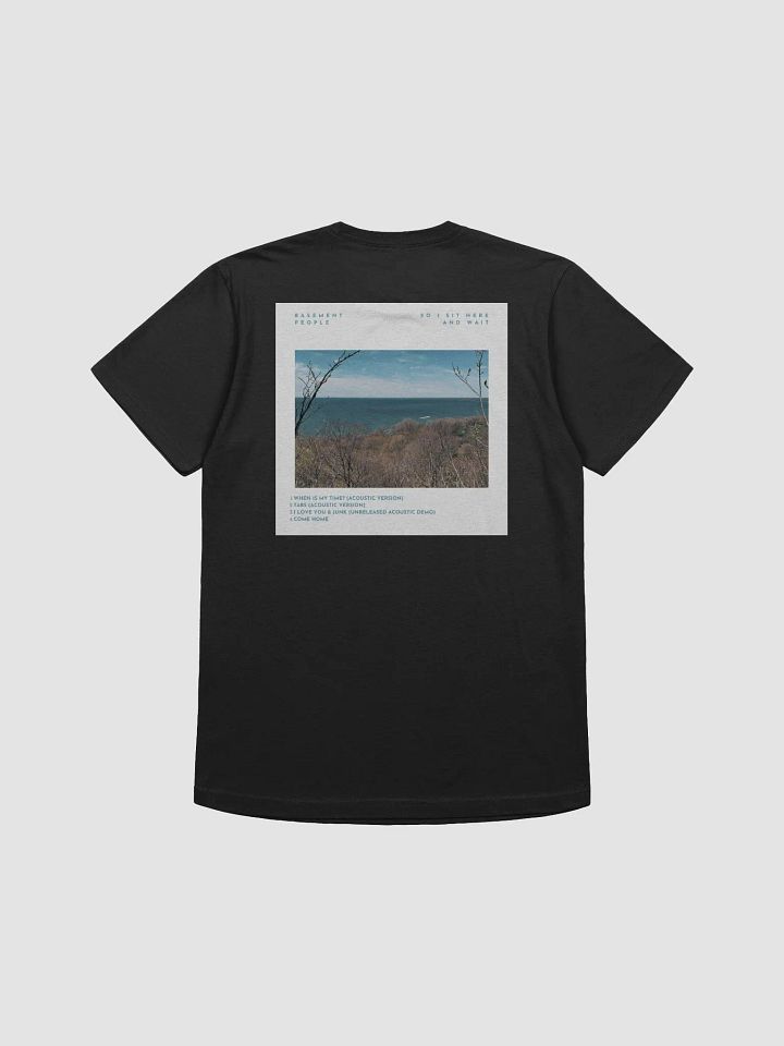 so i sit here and wait Album Cover Tee product image (2)