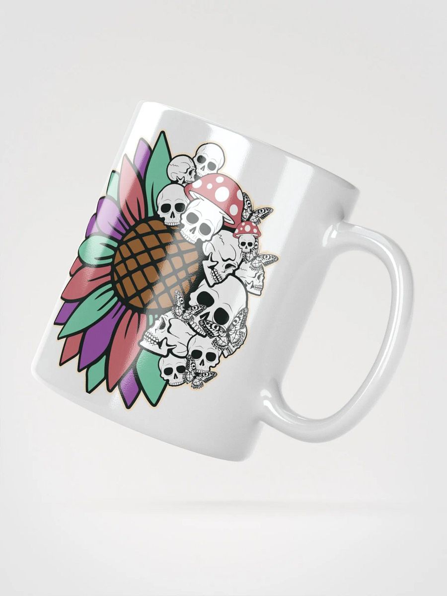 Rainbow Sunflower Skulls Mug product image (3)