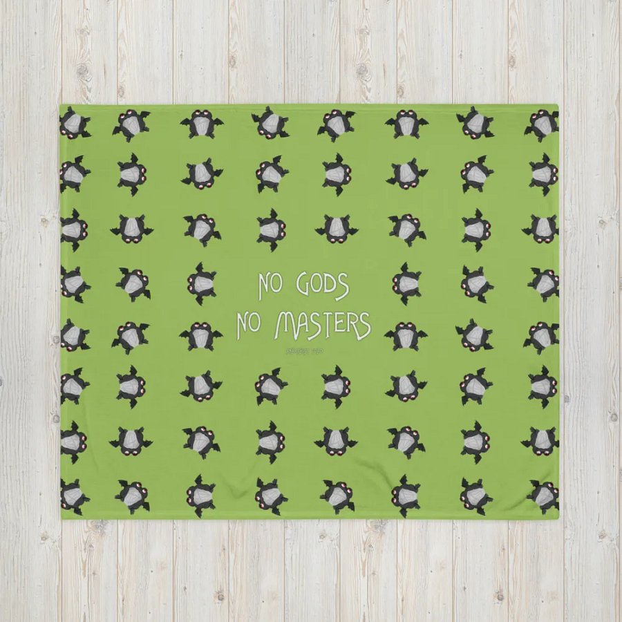No Gods No Masters Throw Blanket product image (16)