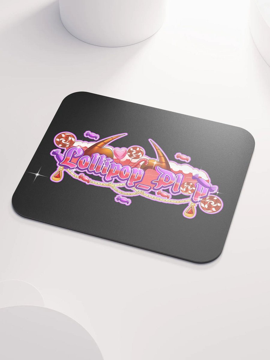 Lollipop Mouse Pad Black product image (3)
