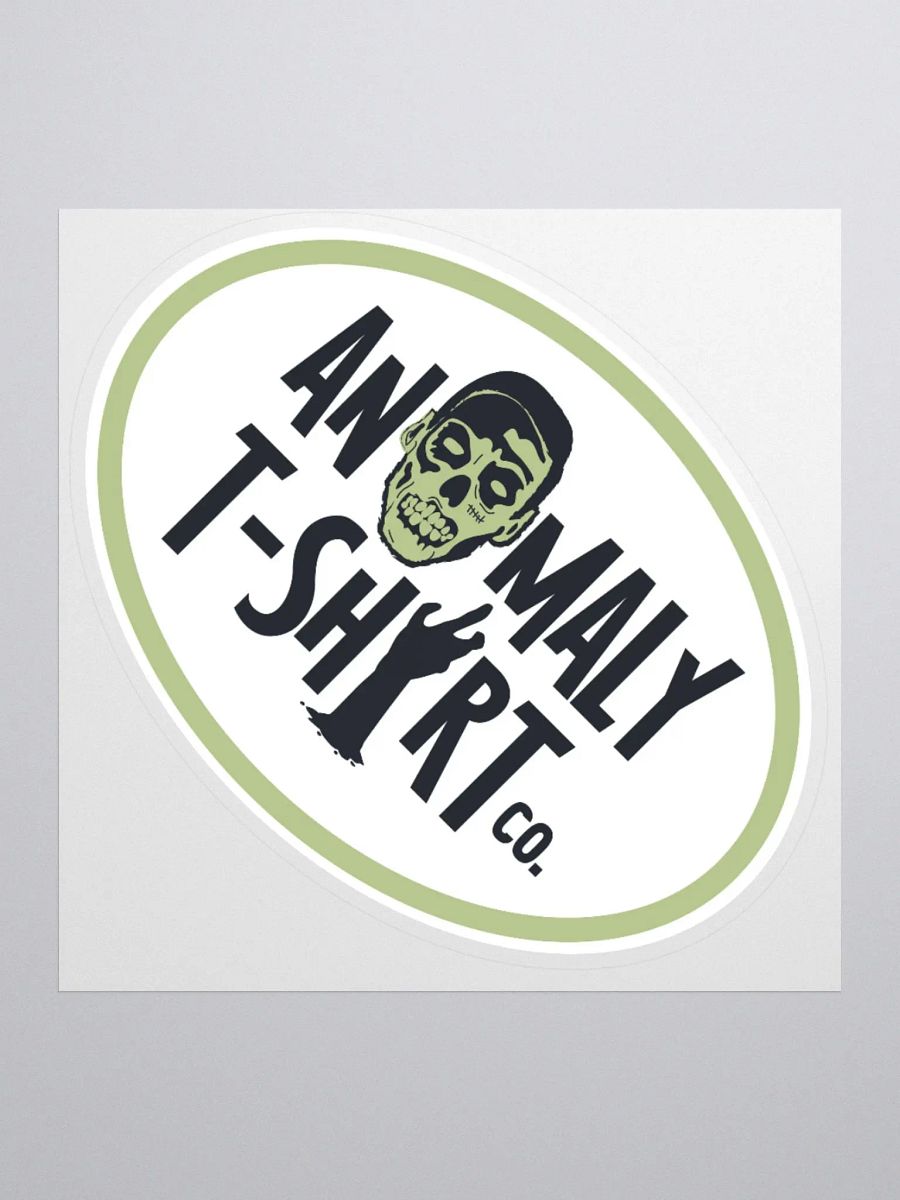 Oval Anomaly Zombie Logo Kiss Cut Stickers product image (2)
