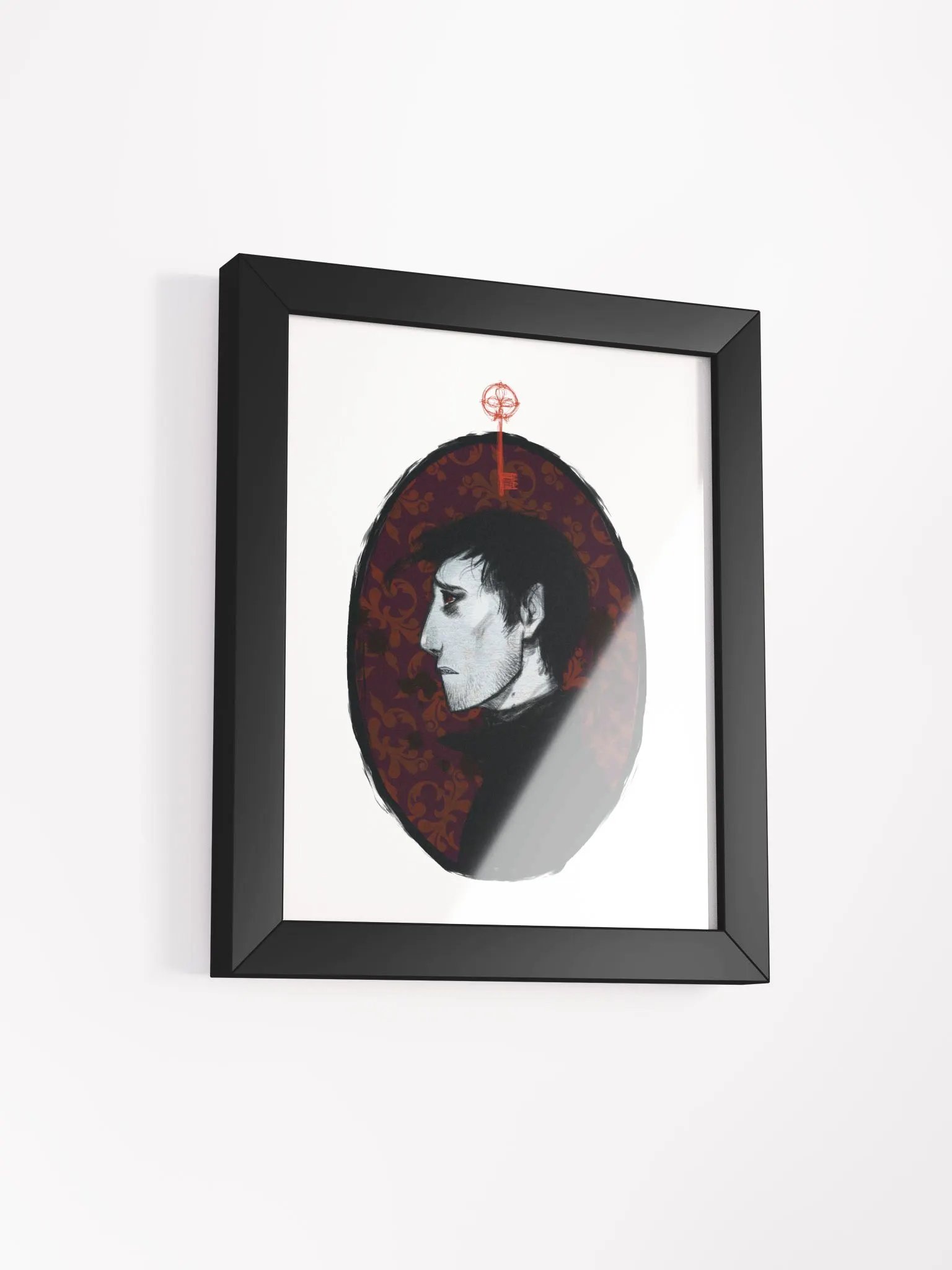 Melancholic Muse Framed Art Print product image (2)