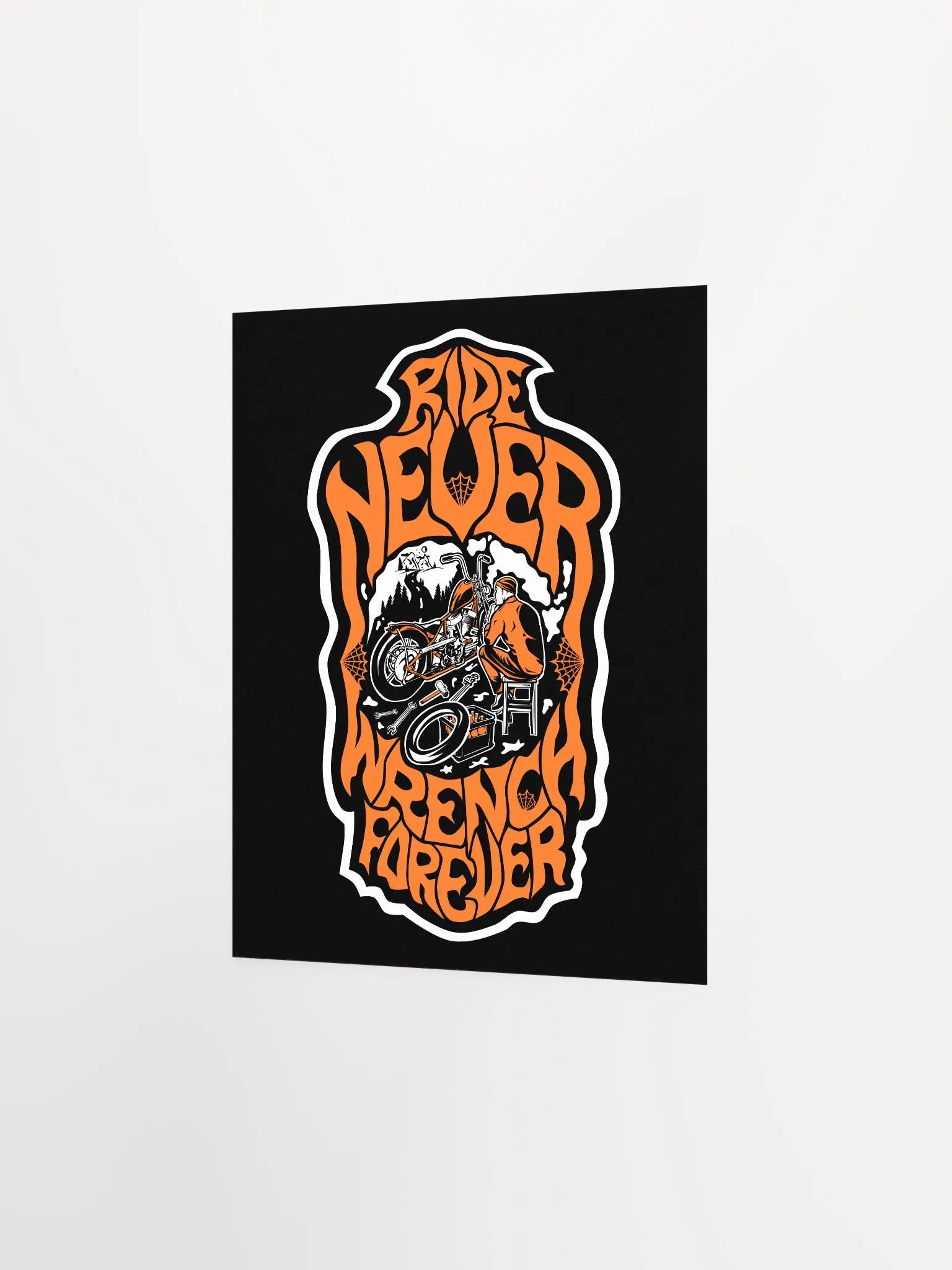Ride Never Wrench Forever Poster product image (3)