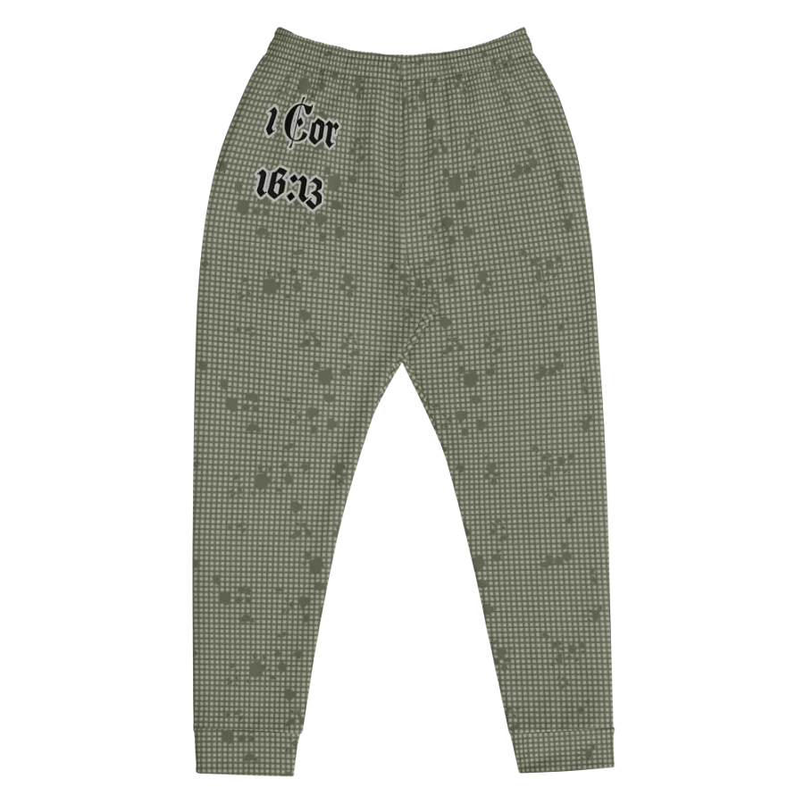 Faithful Camo: 1 Corinthians 16:13 Male Joggers - Desert Night Camo product image (9)