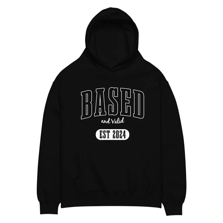 Based and Valid Hoodie - Black product image (2)