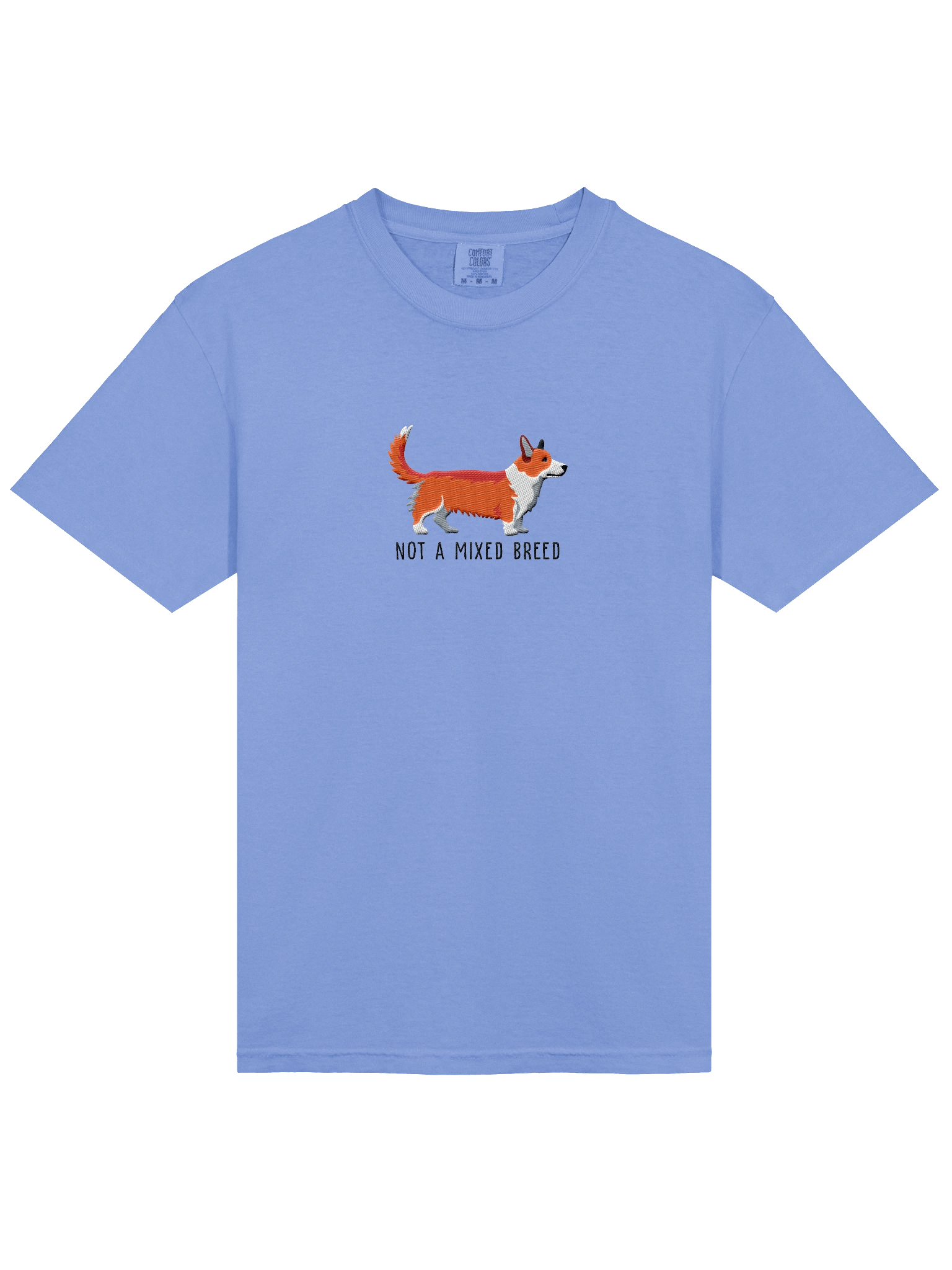 Not a Mixed Breed T-Shirt(Embroidered) of a Cardigan Welsh Corgi(Red) product image (15)
