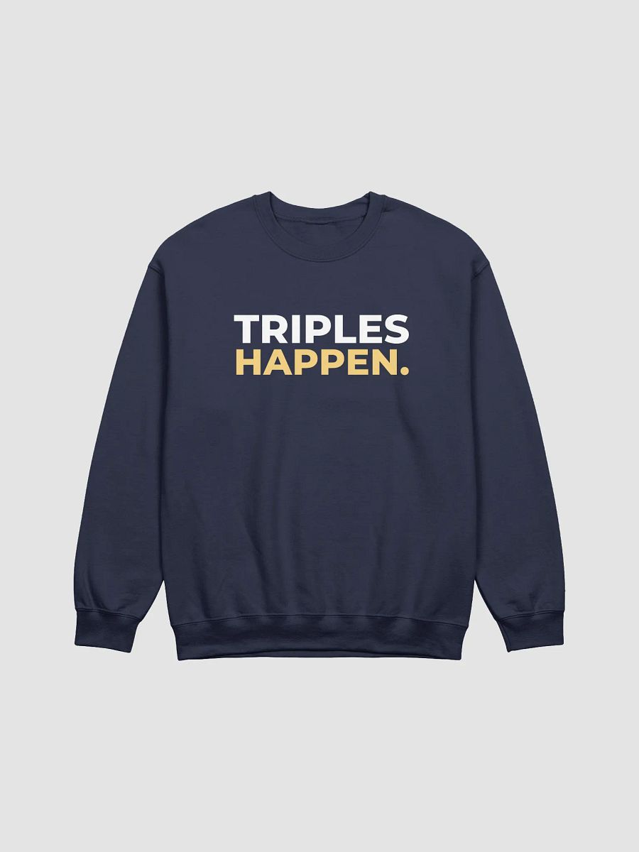 Triples Happen. Classic Crewneck Sweatshirt product image (3)